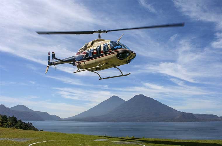 helicopter tours lake atitlan